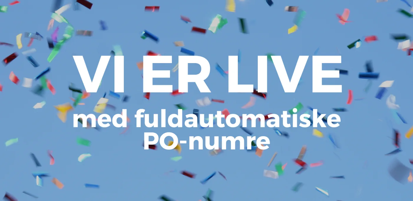 Autogenerering af PO-numre på Coop-Spotmarket